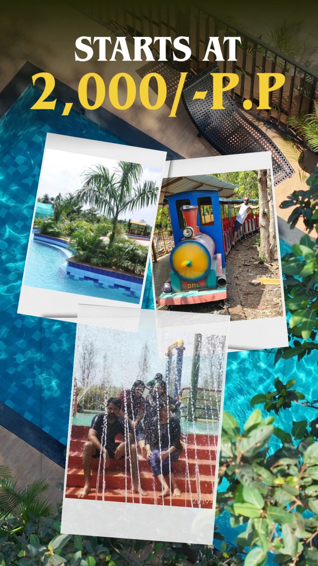 🌴✨ Your Perfect Getaway Awaits! 🏊❤️

Escape the routine and create unforgettable memories with your loved ones! 🏡🌿

Enjoy refreshing pool time, exciting resort activities, relaxing moments & the perfect weekend escape. 😍✨

📞 Bookings & Enquiries: 85912 97379
📩 DM us to know more!

#VillaStay #WeekendGetaway #ResortLife #FamilyVacation #TravelMaharashtra #PoolTime #VacationVibes #BreakationTrips #TravelIndia