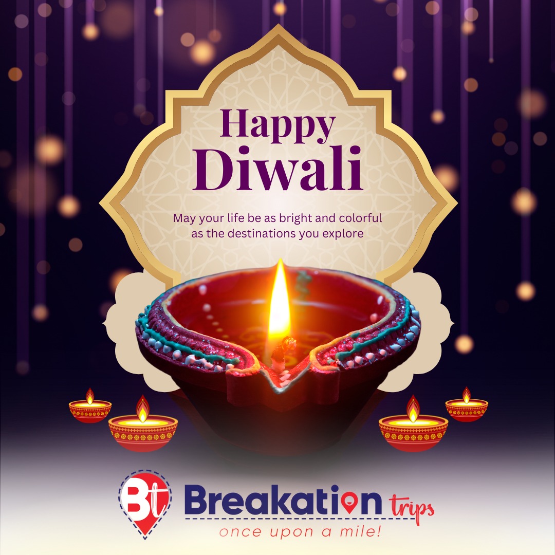 May your Diwali be filled with light, laughter, and journeys that inspire. πͺβοΈ
Happy Diwali from the Breakationtrips! π«
.
#HappyDiwali #TravelWithJoy #FestiveSeason #FestiveVibes #Diwali2025 #DiwaliGreetings #ExploreWithUs #TravelDreams #breakationtrips