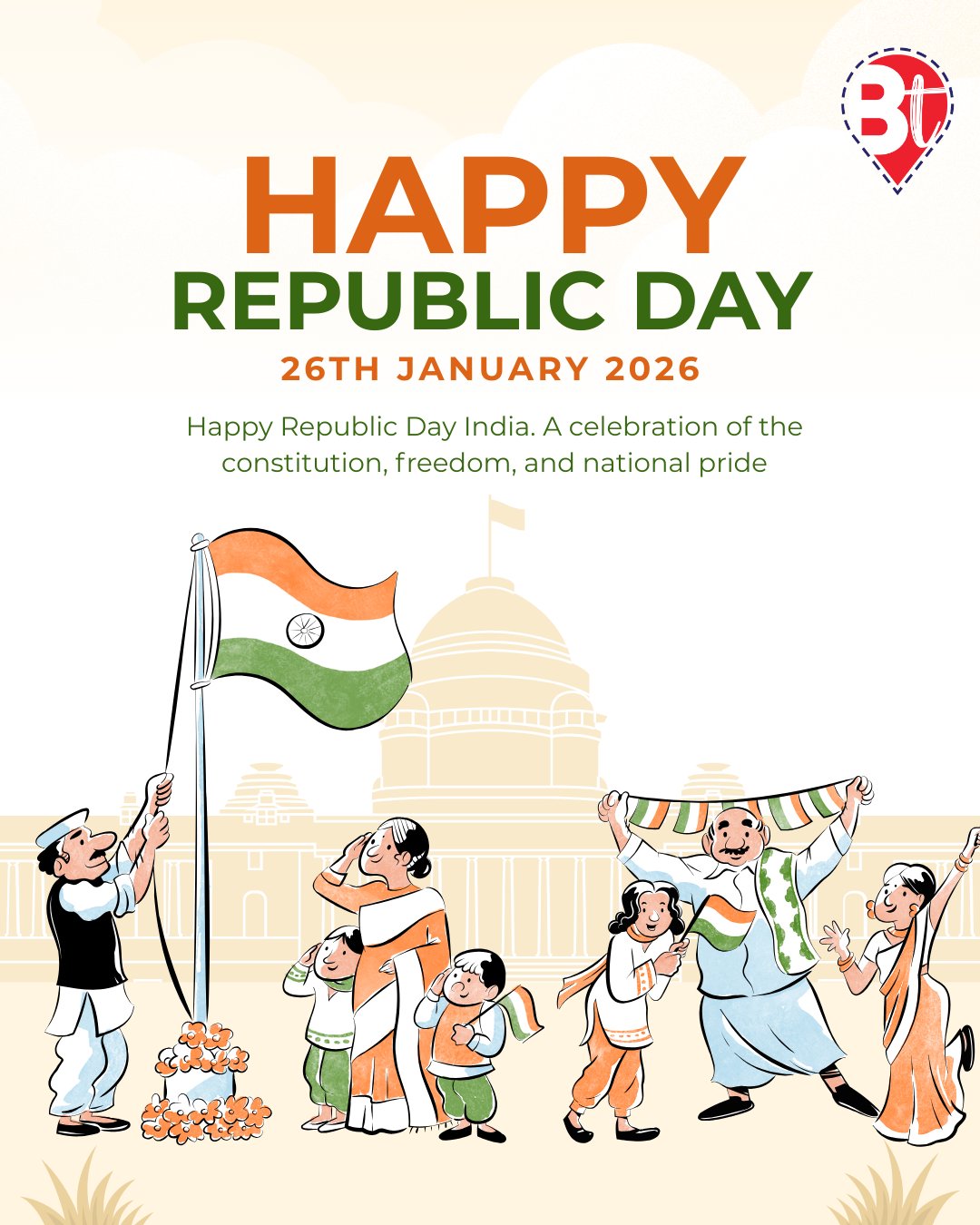 Saffron, White, and Green: The Palette of a Billion Adventures. 🧡🤍💚 Body: This Republic Day, we salute the heritage that makes India the ultimate destination.
Start your next chapter of Indiadiscovery with Breaktiontrips.com. Happy Republic Day! Hashtags: #RepublicDay #TravelIndia #UnityInDiversity #BreaktionTrips